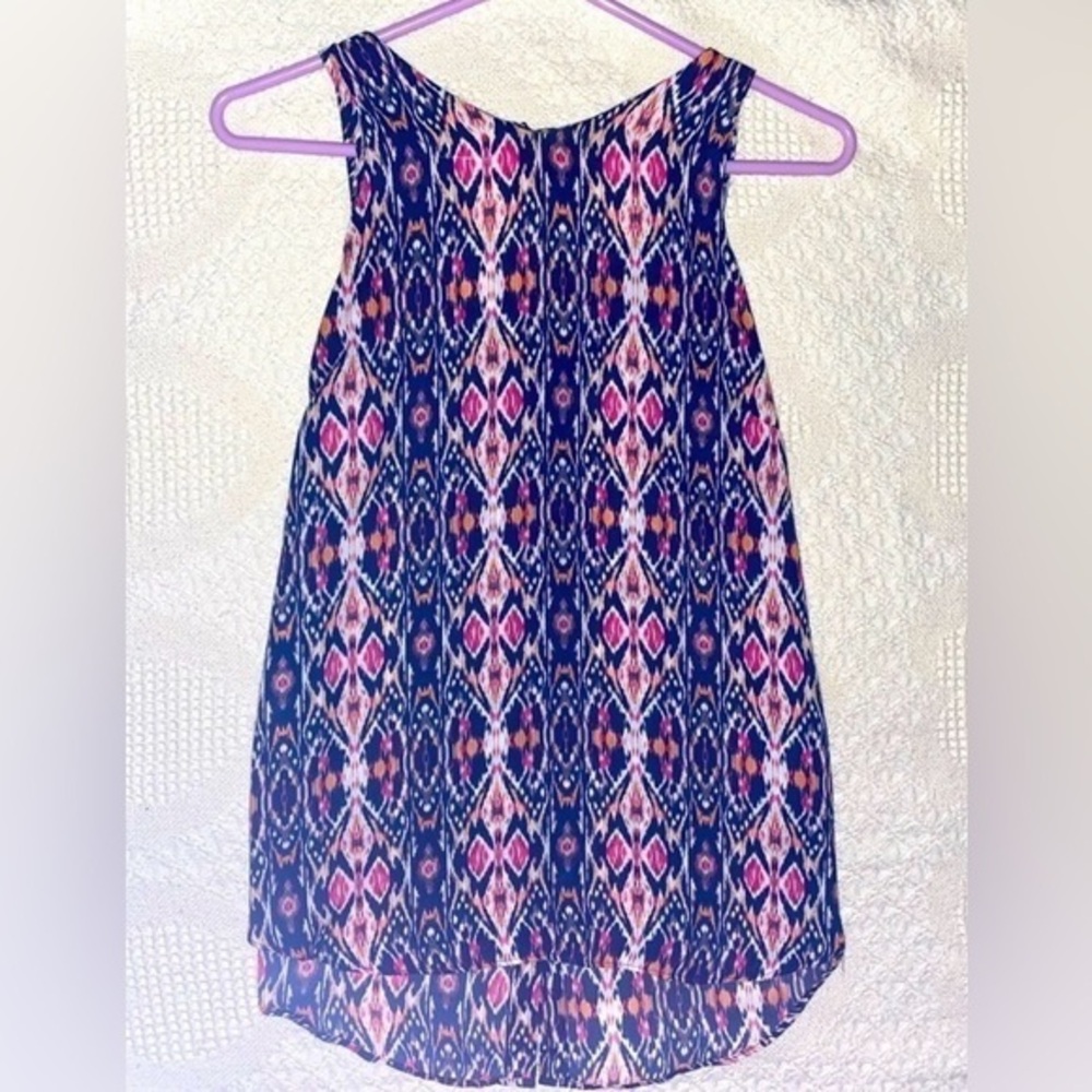 Willi Smith Tribal Print Tank Top